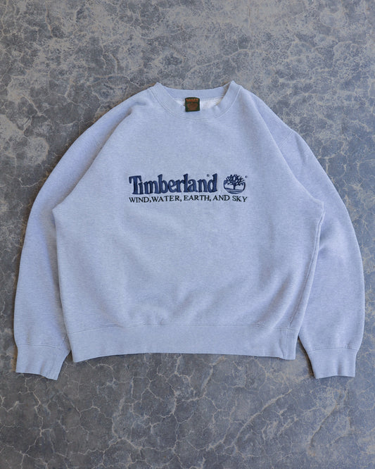 90s Timberland Wind, Water , Earth, Sky Crewneck - L