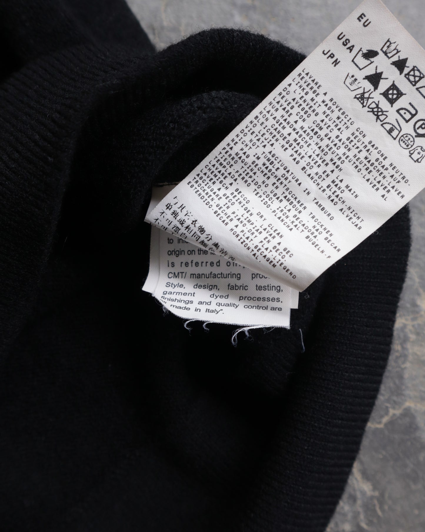 90s Stone Island Quarter Zip Sweatshirt - L