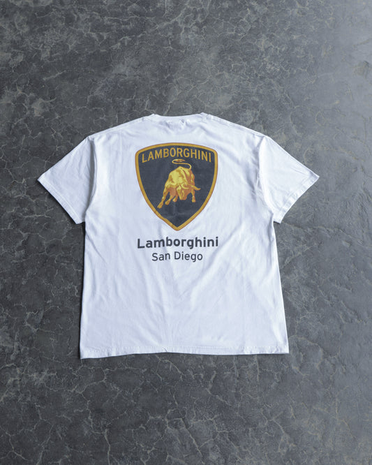 00s Lamorghini San Diego White T-shirt - L
