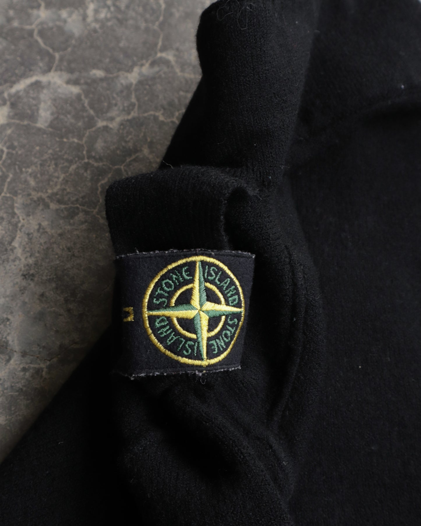 90s Stone Island Quarter Zip Sweatshirt - L