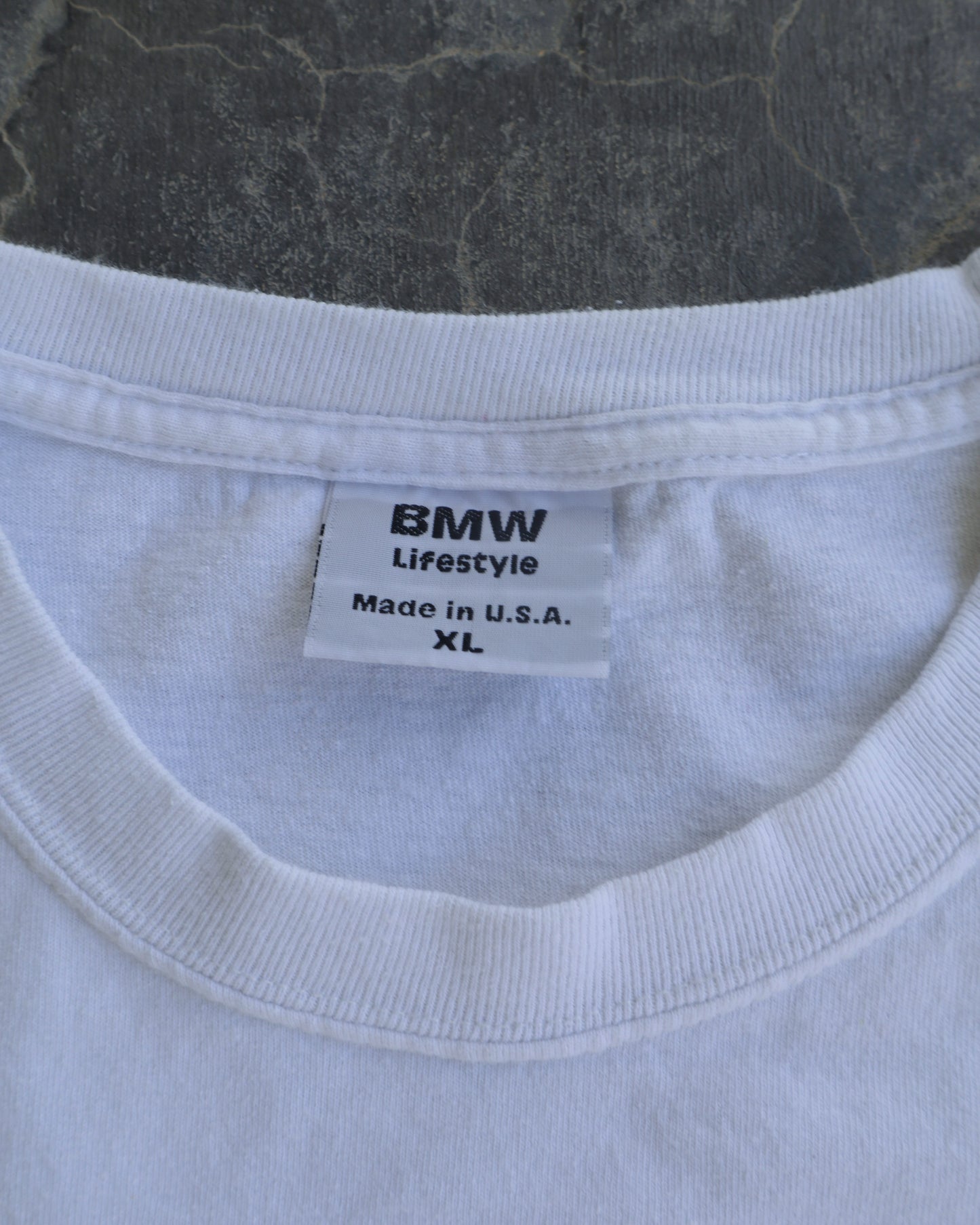 90s BMW White T-shirt - XL