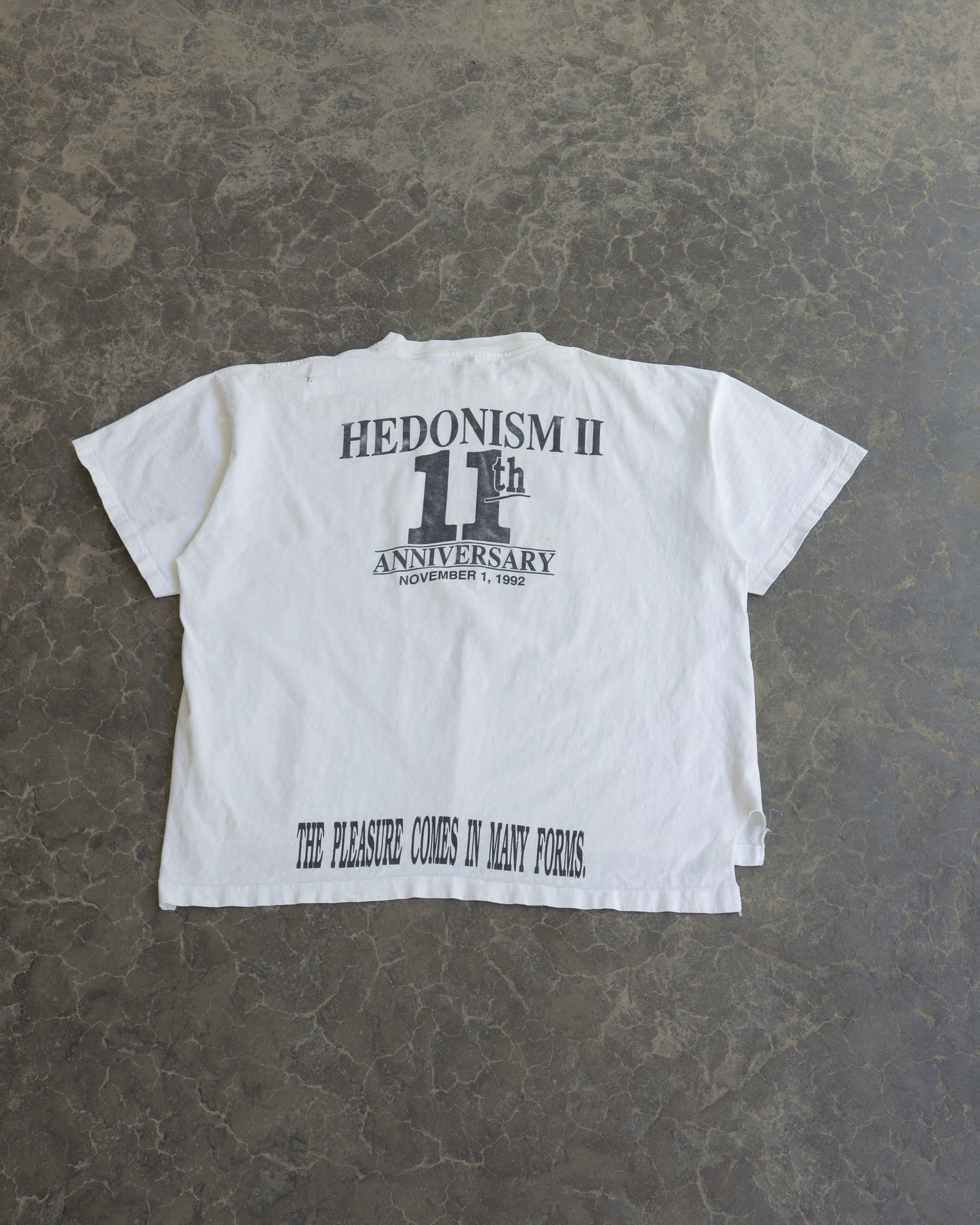 90s Hedonism II White Tee - XXL