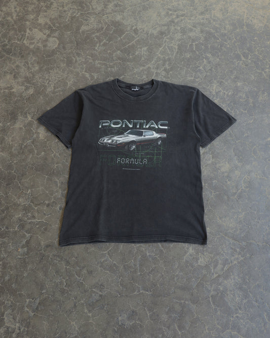 00s Pontiac Faded Black Tee  - L