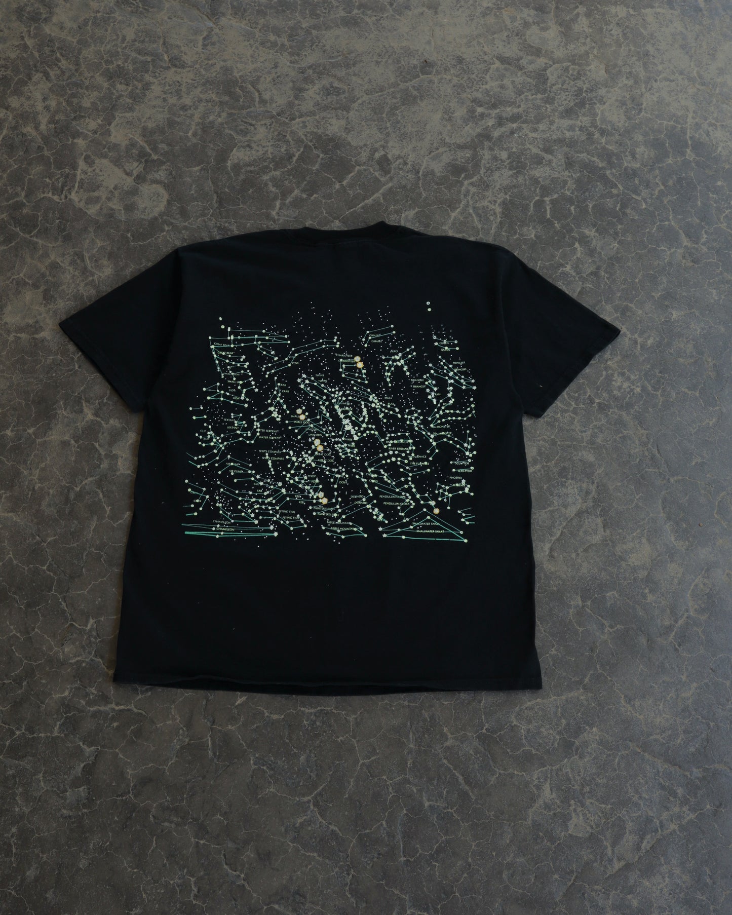 90s Heavenly Bodies Astrology Navy Tee - XL