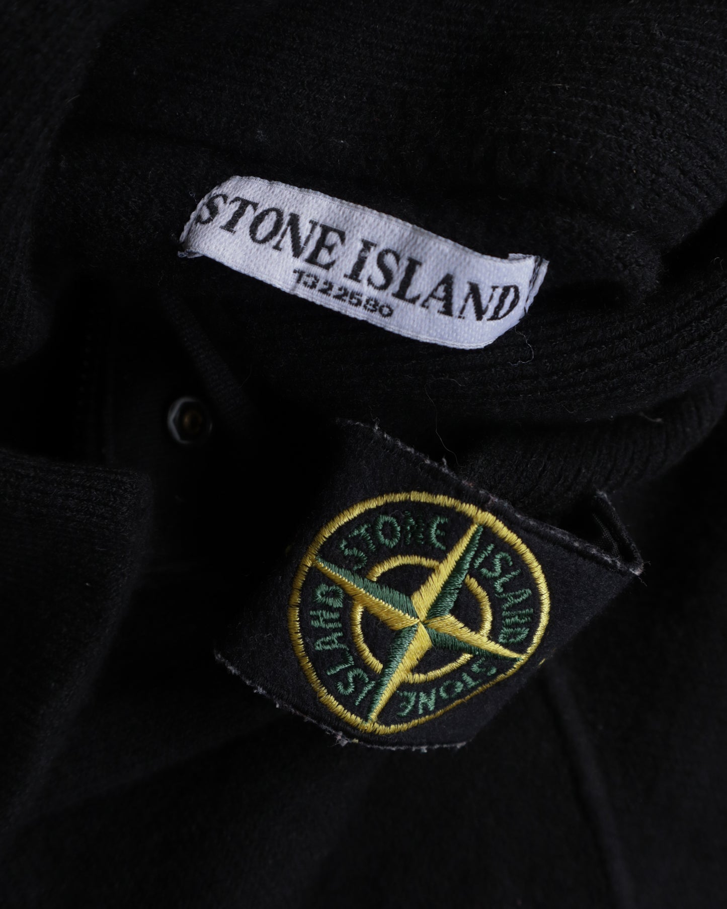 90s Stone Island Quarter Zip Sweatshirt - L
