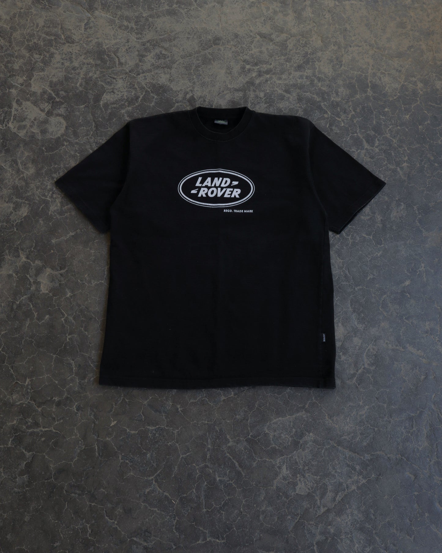 00s Land Rover Logo Heavyweight Black Tee - XXL