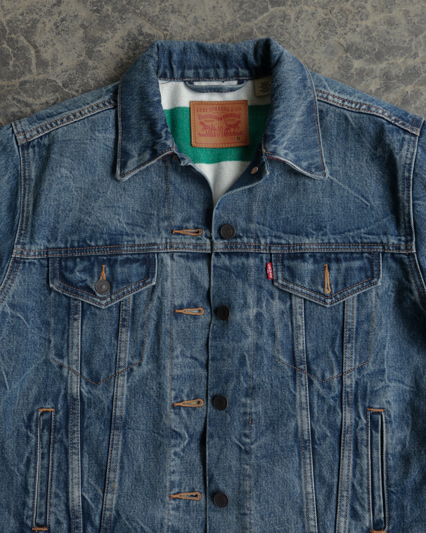 Modern Levis Type II Denim Jacket - M