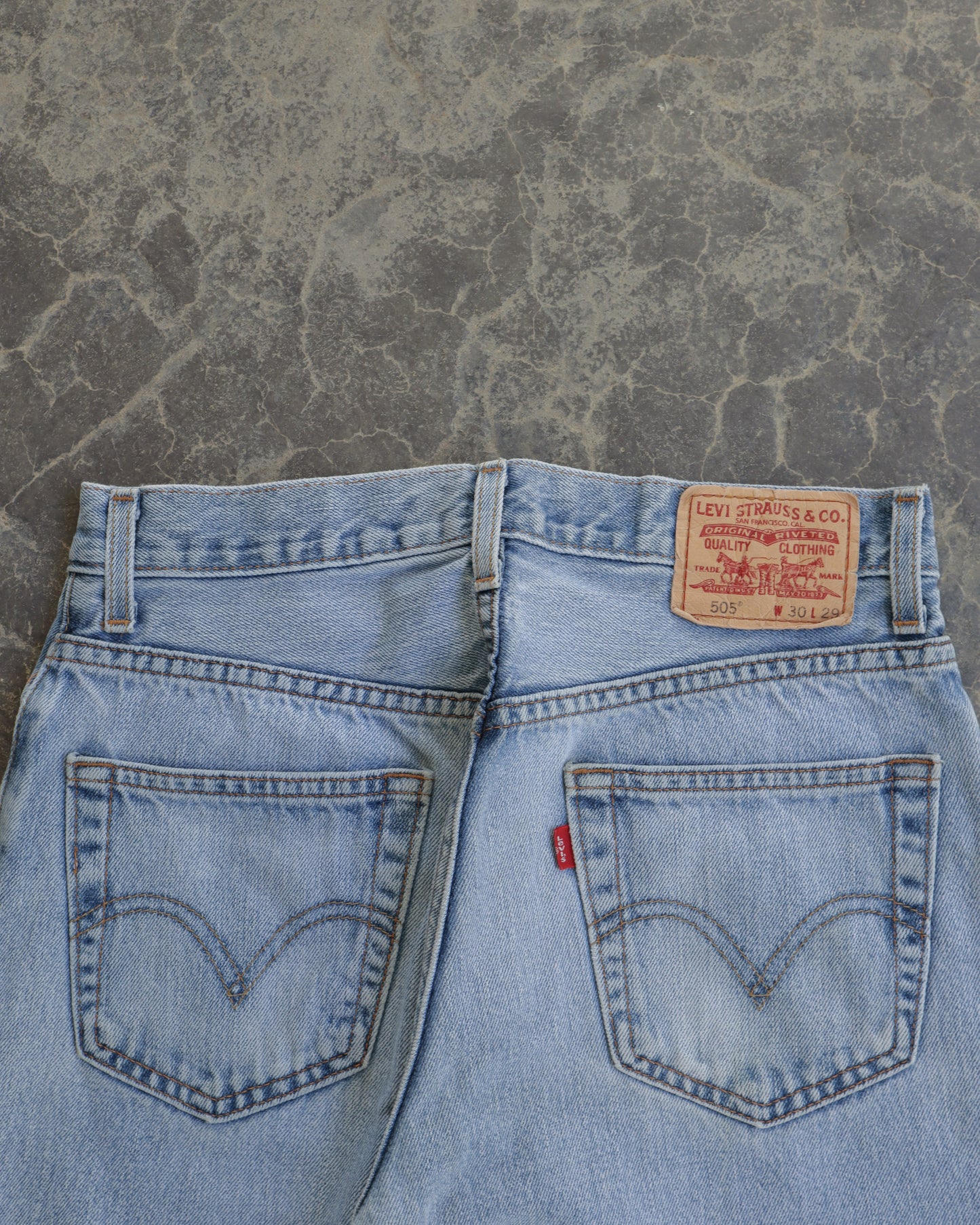 00s Levis Custom Flared Light Wash Denim - 30 x 29