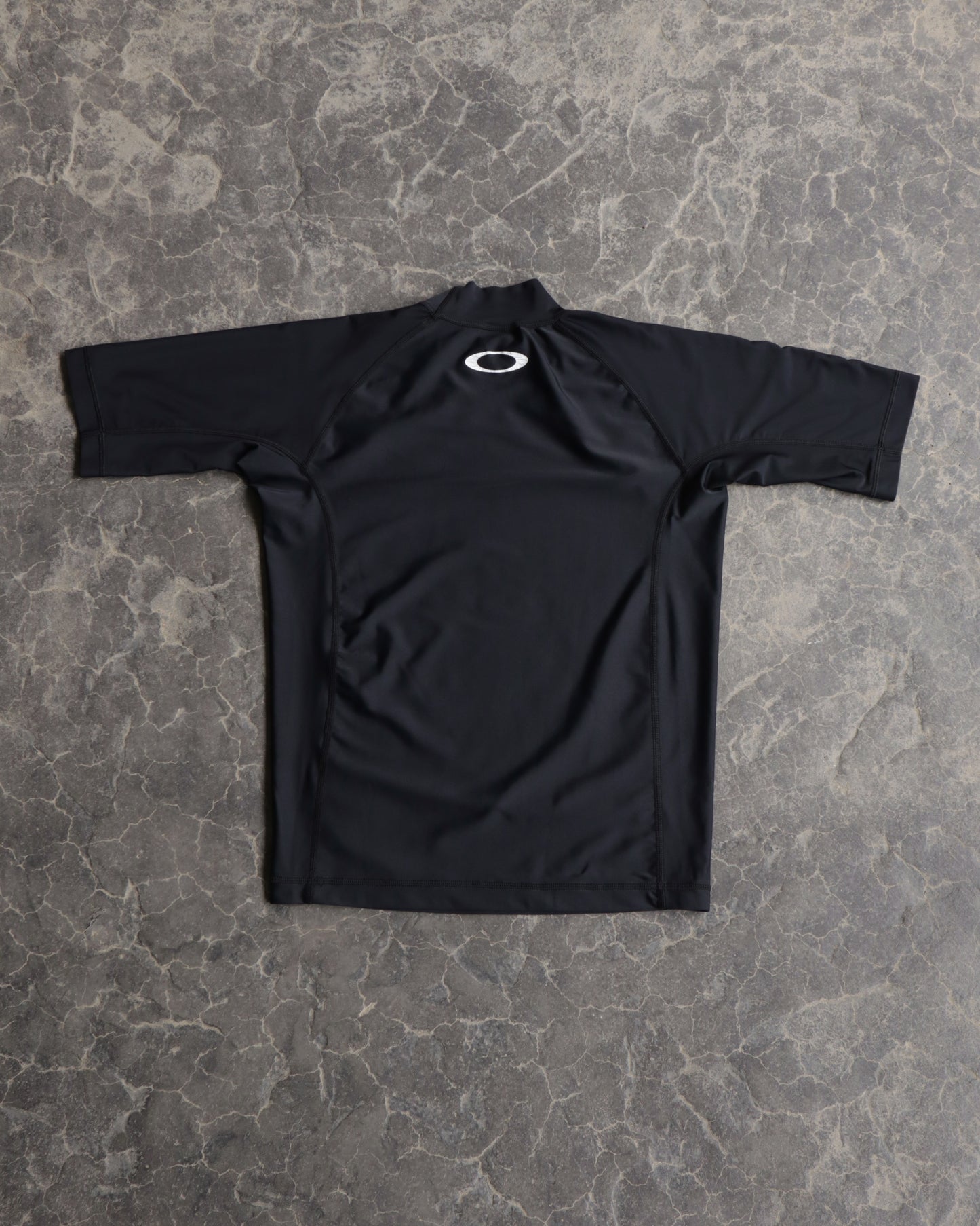 90s Oakley Software Mock Neck Bike Tee - L