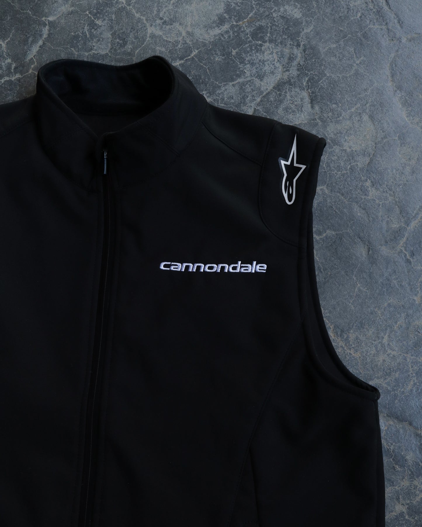 Modern Alpinetars Canondale Black Full Zip Vest - L