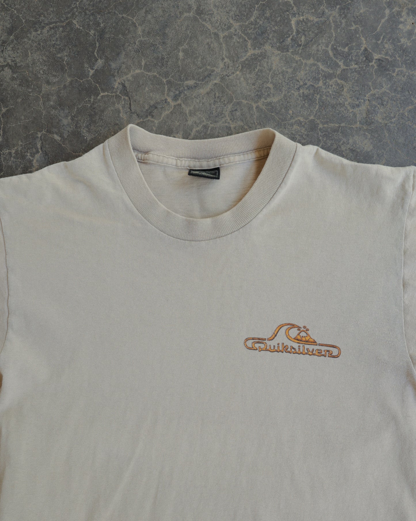 80s Quiksilver Beige Tee - S