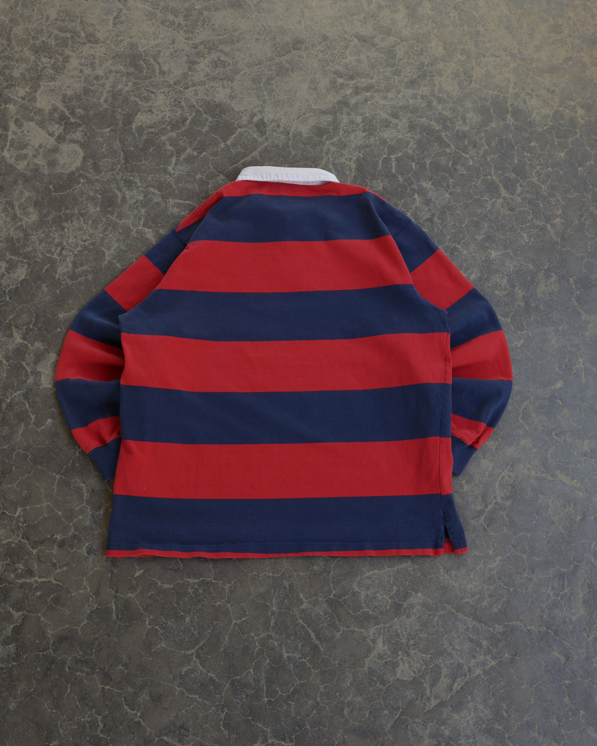 90s Polo Sport Two Tone Striped Long Sleeve Shirt - L