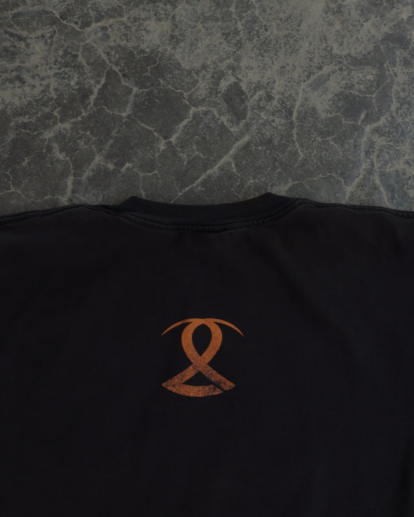 90s Second Coming Faded Black Tee -  L