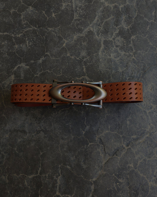 00s Oakley Leather Belt  - OS