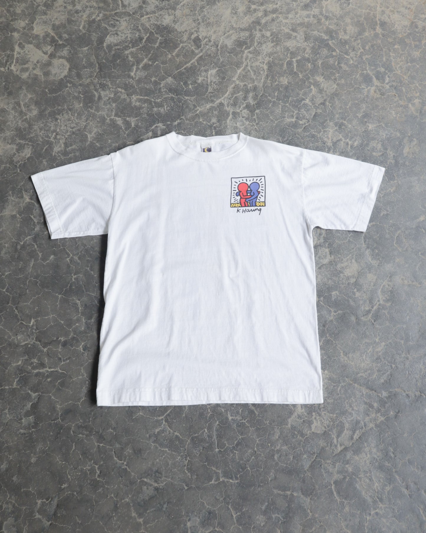 90s Keith Haring Best Buddies Art Tee - XL