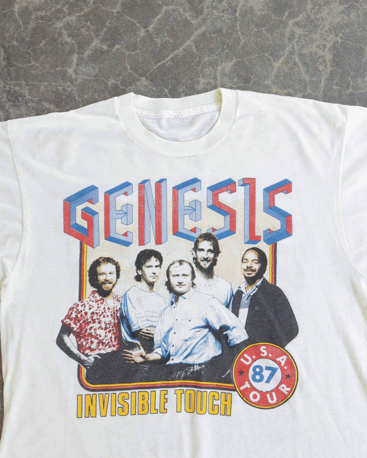 80s Genesis Invisible Touch Tour Tee -  L