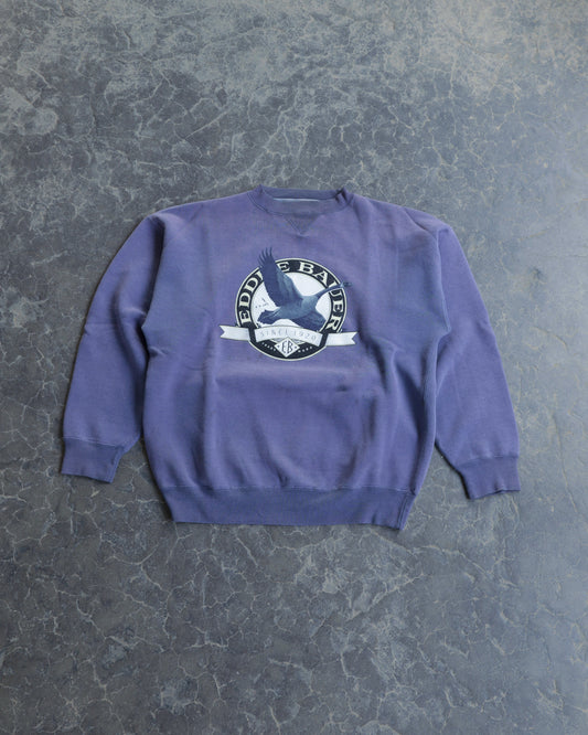 90s Eddie Bauer Goose Faded Purple Crewneck Sweatshirt - L