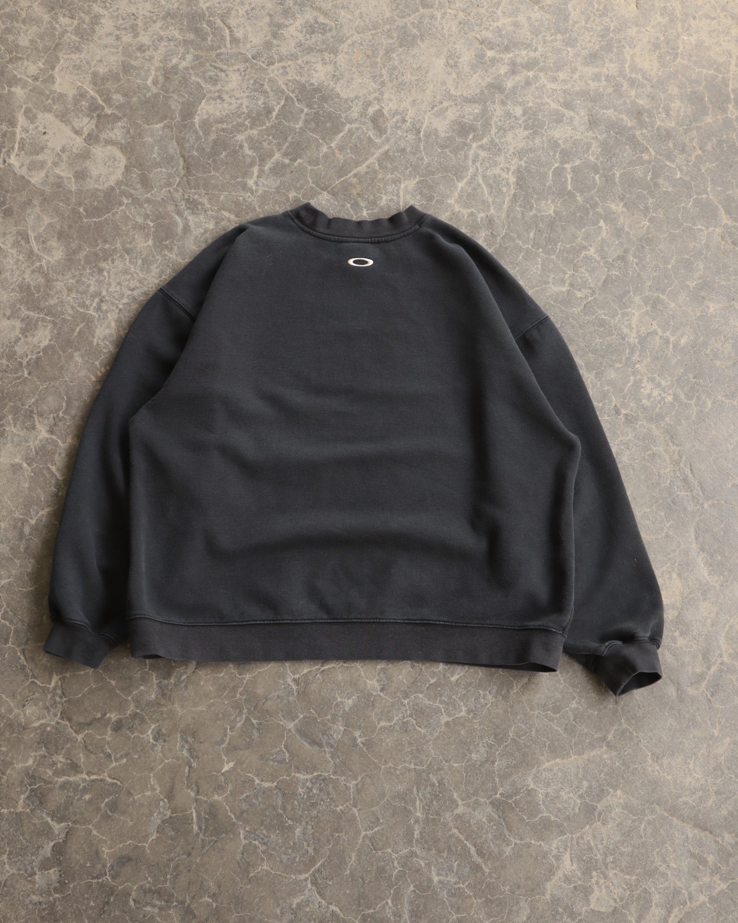 00s Oakley O Black Boxy Crewneck Sweatshirt - L
