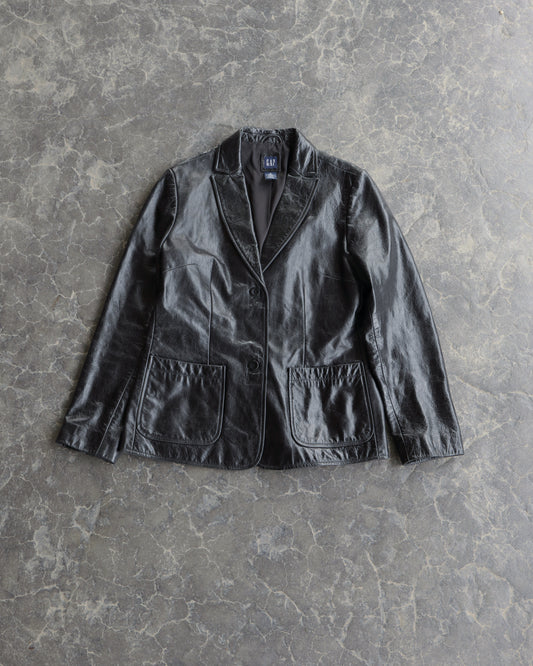 00s Gap Leather Jacket - Women’s M