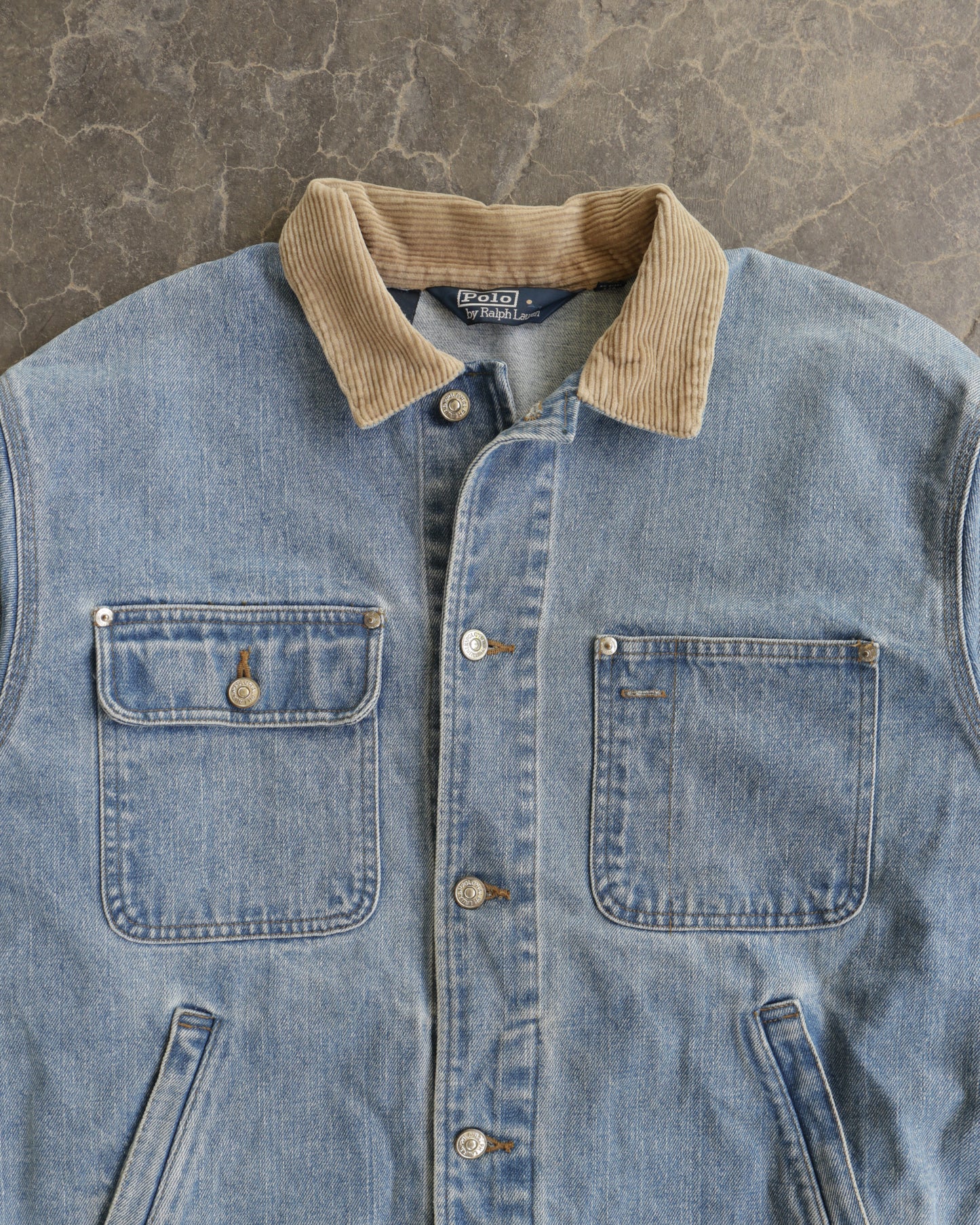 90s Polo USA Flag Jacket - M