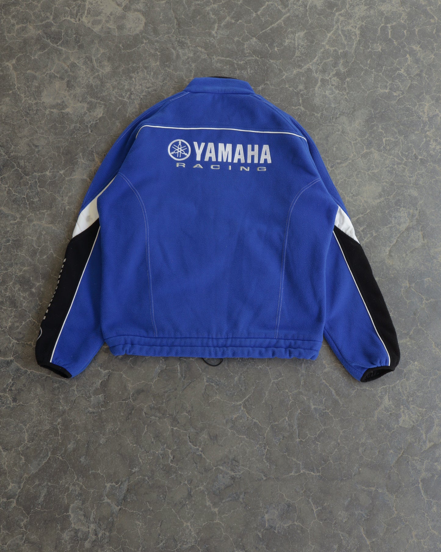 00s Yamaha Racing Two-Tone Fleece Full Zip Sweatshirt - M