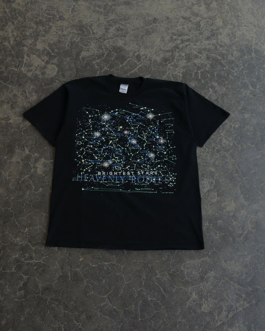 90s Heavenly Bodies Astrology Navy Tee - XL