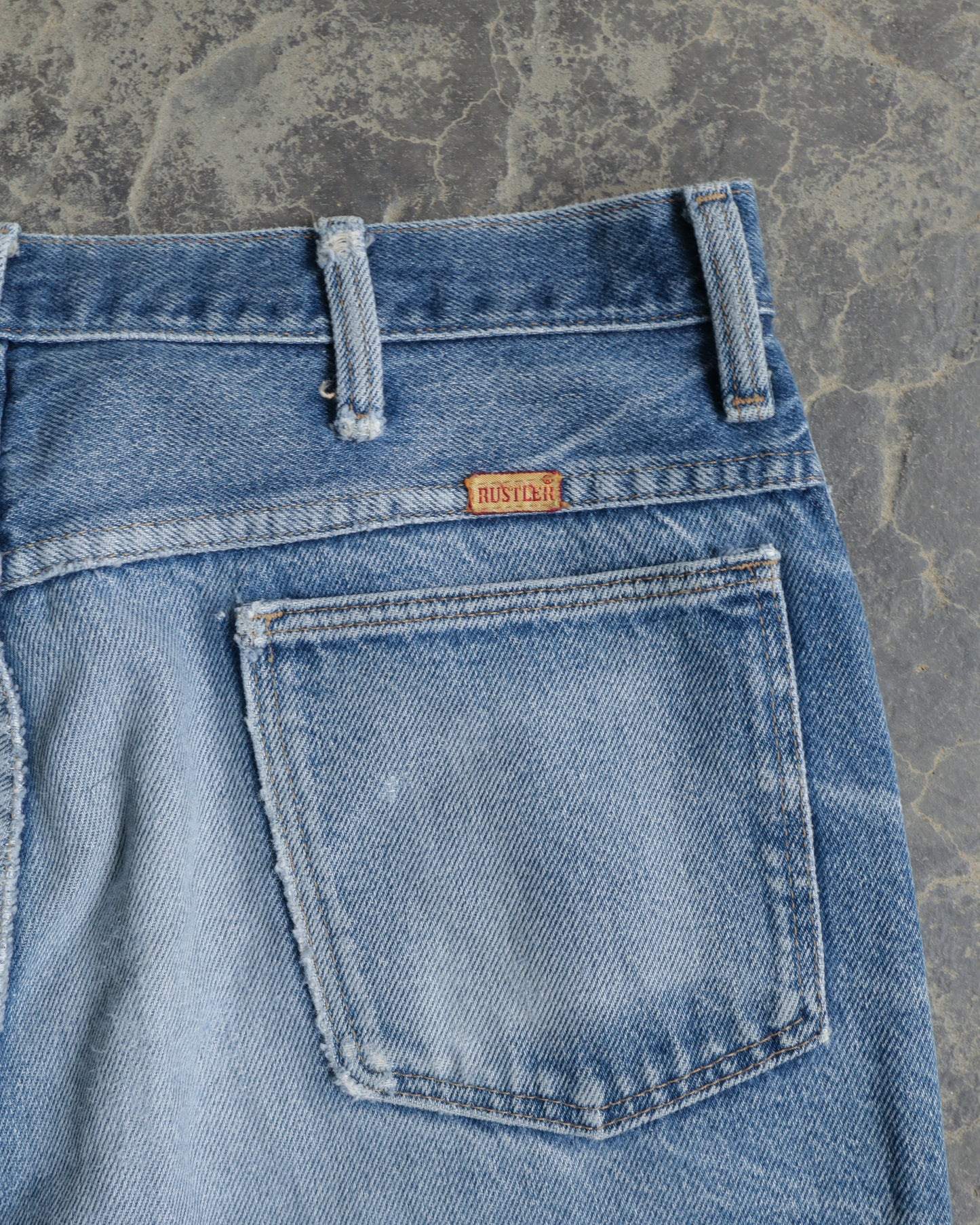 90s Rustler Distressed Jeans - 34 x 30
