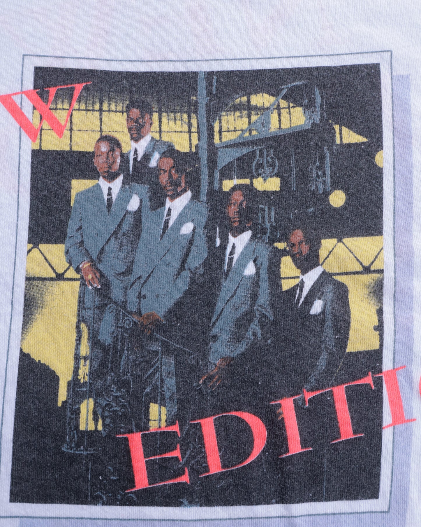 90s New Edition Heart Break Tour Tee - L