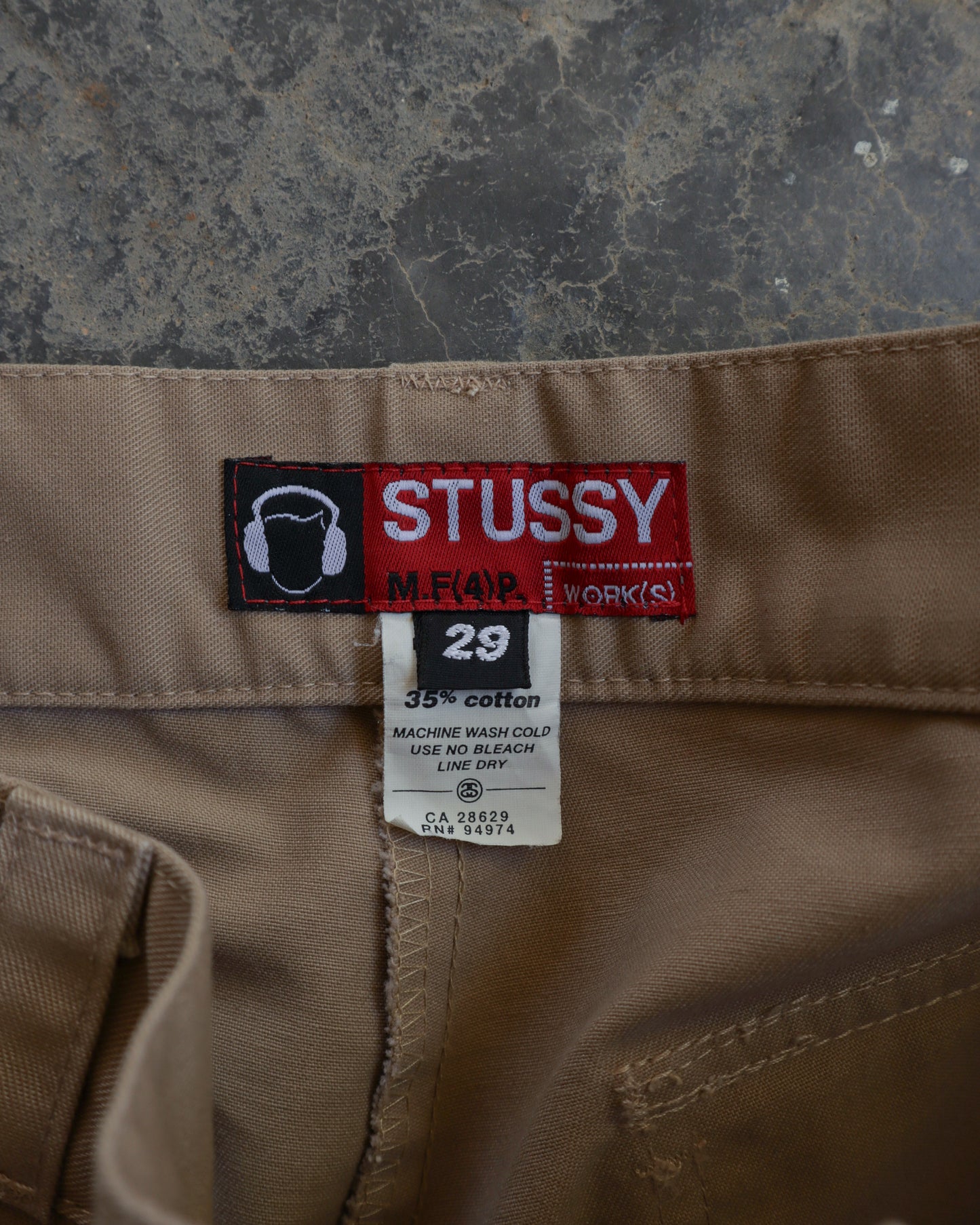 00s Stussy Tan Pants - 29