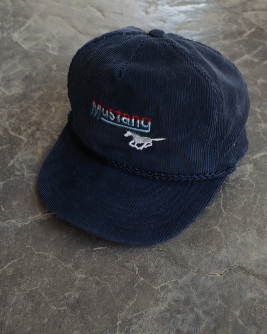 90s Mustang Corduroy Hat - OS